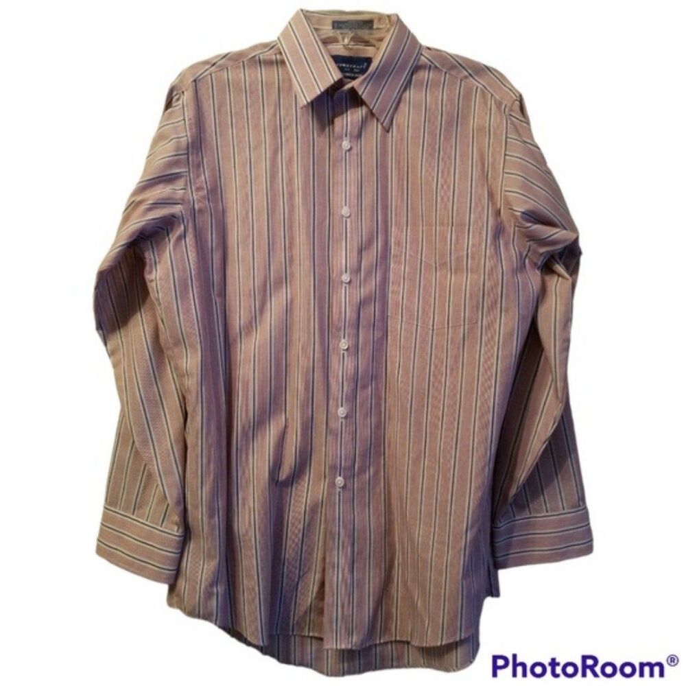 Towncraft Men's Dress Button Down Shirt Size 15-1/2 NWOT